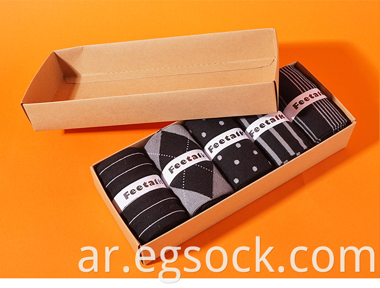 Men Dress Box Socks